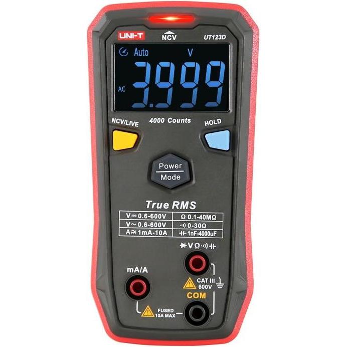 Uni-T, Multimetro, UT123D Smart Digital Multimeter