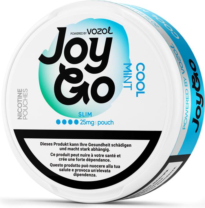 Vozol JoyGo Snus - Cool Mint, 25mg (Nicotine Pouches, 25 mg)
