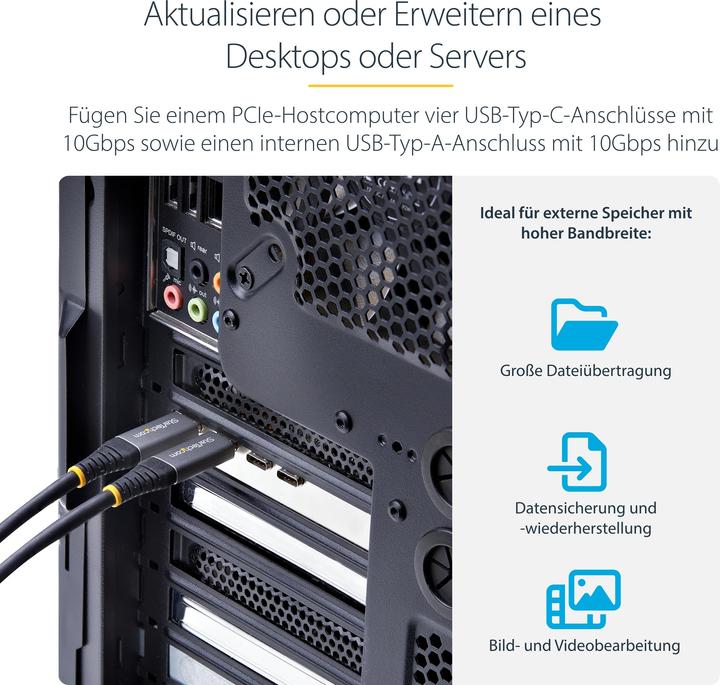 Actual product image StarTech 5-PORT USB PCIE CARD 10GBPS