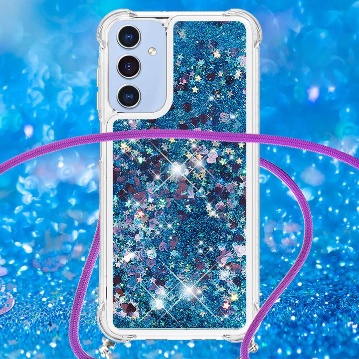Actual product image Cover-Discount Galaxy A17 / A26 - Glitzer Hülle mit Kordel (Samsung Galaxy A26, Samsung Galaxy R)