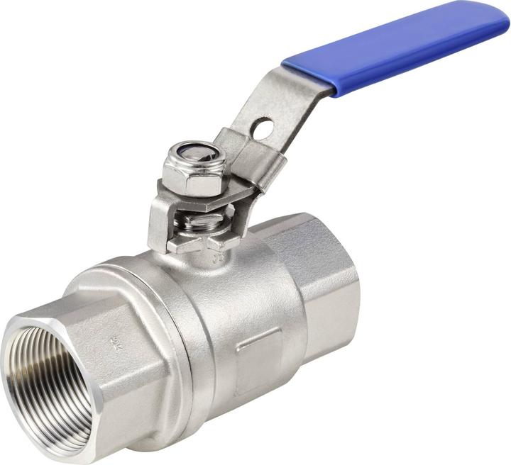 Tru Components TC-2PC-DN32-316 TC-12770360 Standard-Kugelhahn Innengewinde: G1/4