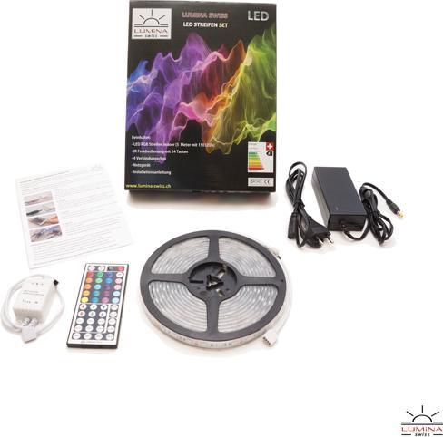 Immagine prodotto Lumina Swiss Set di strisce LED multicolore 10m Pure Outdoor+ Complex (Multicolore, 1000 cm, Esterno)