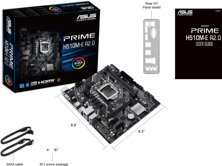 Produktbild ASUS PRIME H510M-E R2.0 (LGA 1200, Intel H510, mATX)