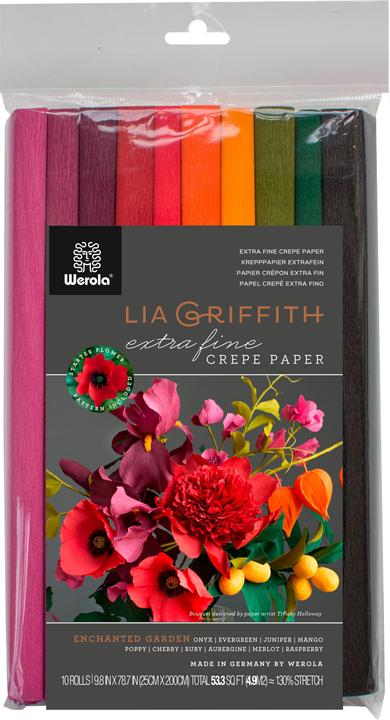 Immagine prodotto Werola Crêpe extra fine 25x200 cm Giardino Segreto (10 x)