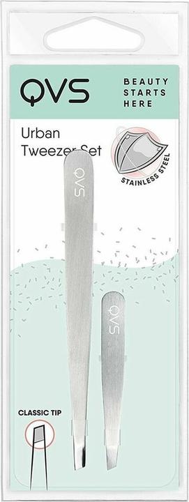 Actual product image Truyu Tweezer Kit Set of 2 Full Size Slant Tweezer and Mini Slant Tweezer - Facial Hair Removal for Women