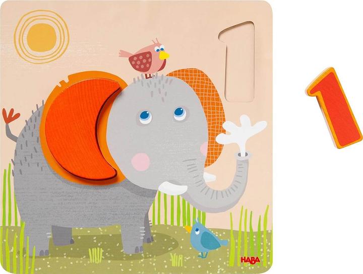 Actual product image Haba Ordeningsspeelgoed Wilde dieren 25-delig (German, 1.50 - 8.25 years)