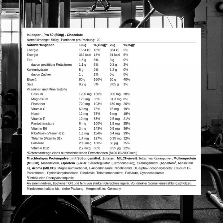 Immagine prodotto Inkospor Per 80 (Cioccolato, 1 x, 500 g)