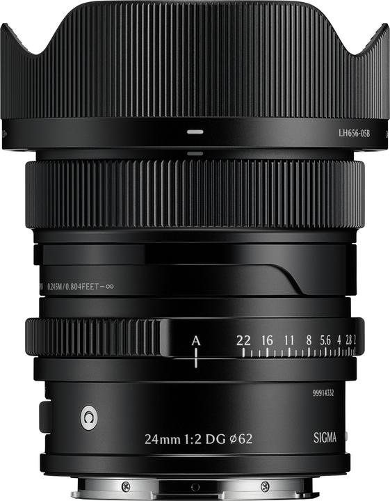 Actual product image Sigma 24mm F2,0 DG | Contemporary (Sony-E) (Black) (full size)