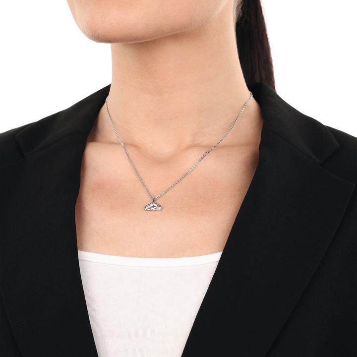 Produktbild Amor Anhänger für Damen, 925 Sterling Silber, Zirkonia synth. | Flosse (Silber 925)