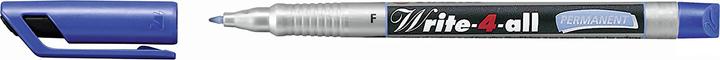 Produktbild STABILO Permanent-Marker - Write-4-all - fein - 4er Pack - blau, rot, grün, schwarz (Mehrfarbig, 0.70 mm, 4 x)