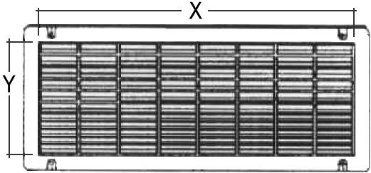 Actual product image Torbel ventilation grilles