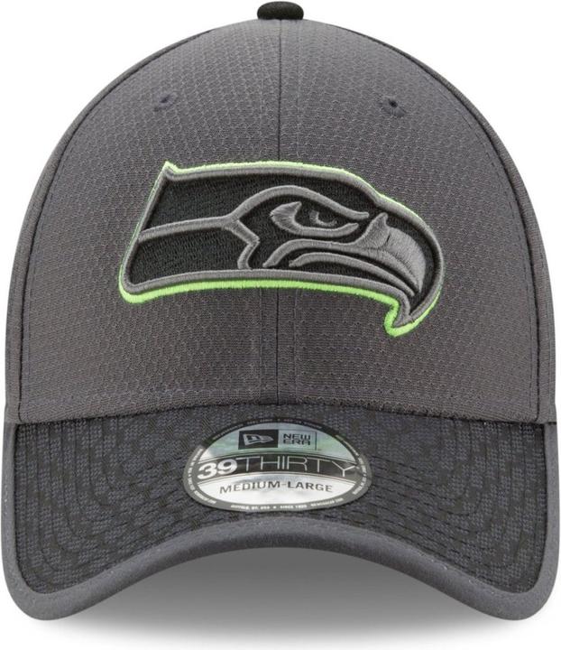 Actual product image New Era 39Thirty Cap - NFL 2017 SIDELINE Seattle Seahawks (XL)