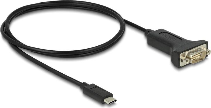 Produktbild Delock Adapter USB Type-C™ zu 1 x Seriell RS-232 D-Sub 9 Pin Stecker mit Muttern 1 m (1 m)