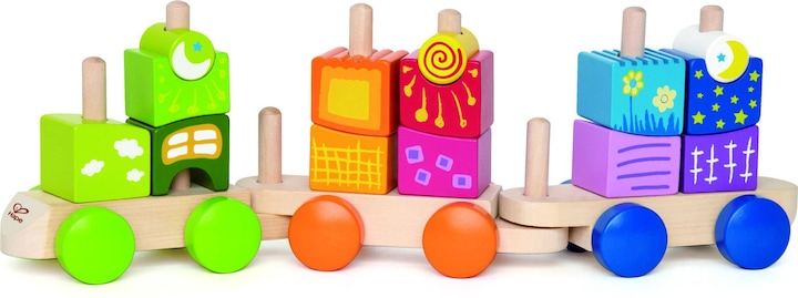 Produktbild Hape Fantasiebausteine Eisenbahn 17tlg.