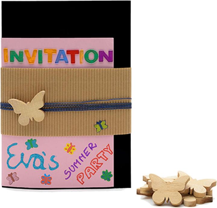 Immagine prodotto Colorations Farfalle di legno piccole