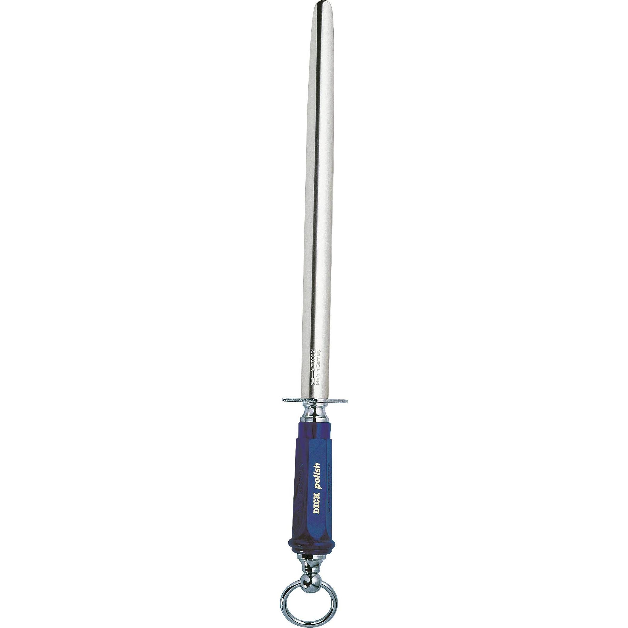 F. Dick Wetzstahl DICKORON polish (30 cm Klingenlänge, Abzug hochglanzpoliert, 65°HRC Oberfläche, Ku, Messerschärfer