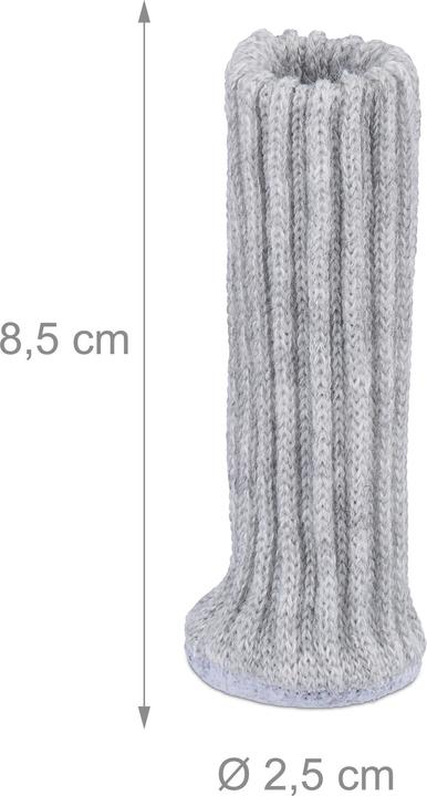 Actual product image Relaxdays 24x calze per gambe di sedie (Chair socks, 24 pcs.)
