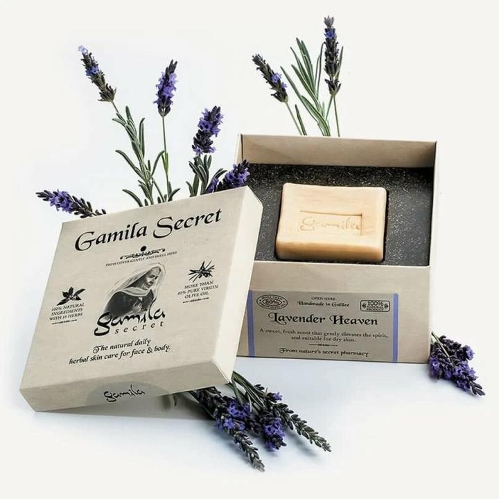 Actual product image Gamila Secret Lavender Heaven Cleansing Bar 115g (Hard soap)