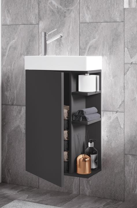 Actual product image VCM 2-piece Bathroom Furniture Set Guest WC Guest Bathroom Washbasin Small Narrow Lumia