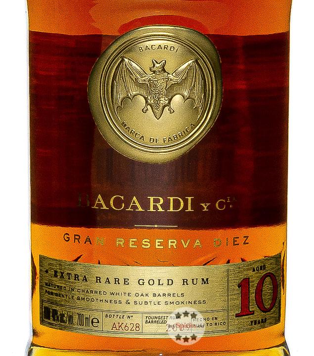Produktbild Bacardi Gran Reserva Diez (1 x 70 cl)