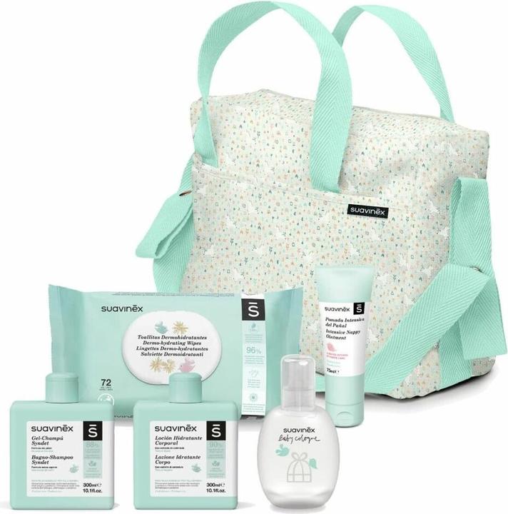 Suavinex BOLSO COSMÉTICA BEBÉ #MINT set 6 pz
