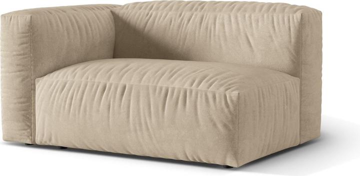 Image du produit Micadoni Chauffeuse Gauche, "Martina", 1 Place, 160x106x75 Fabriqué en Europe (Canapé modulaire, 1 place)
