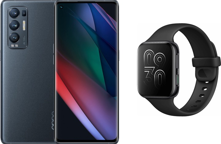 OPPO Find X3 Neo + Watch Black