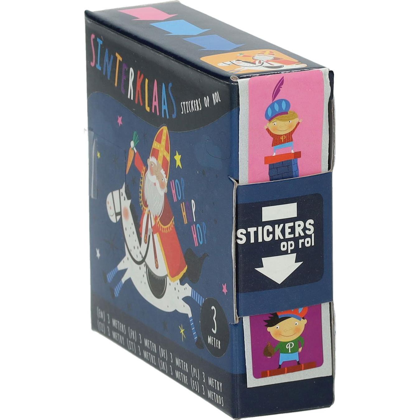 Thumbnail - Wins Holland, Sticker, Sinterklaas-Aufkleber auf einer Rolle, 3 Meter