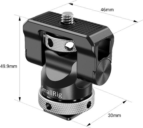 Image du produit SmallRig Support de moniteur pivotant et inclinable avec chaussure froide (Accessoires pour moniteurs)