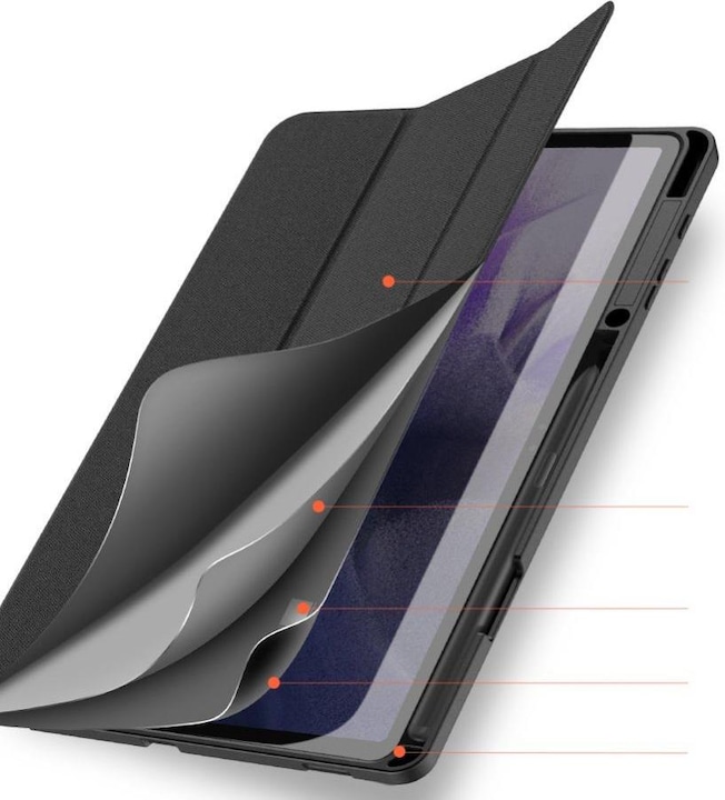 Actual product image Dux Ducis Domo Series (Galaxy Tab S8+, Galaxy Tab S7+, Galaxy Tab S7 FE)