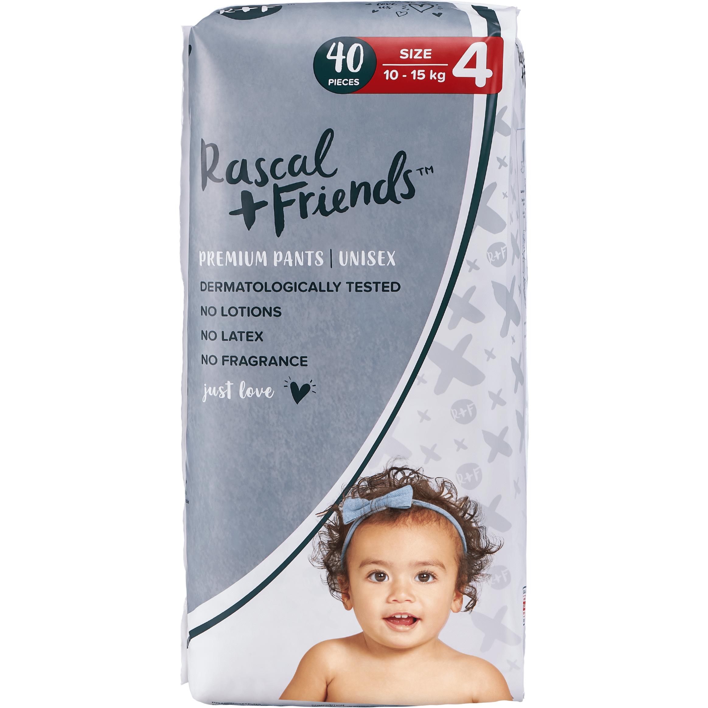 Rascal+Friends Premium Pants (Gr. 4, Tragepack, 40 Stück)