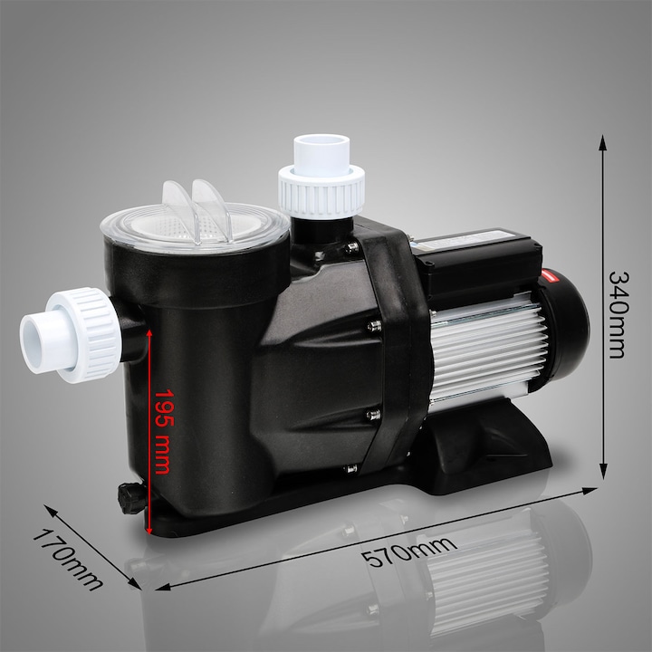 Actual product image Wiltec Pool pump 19200 l/h