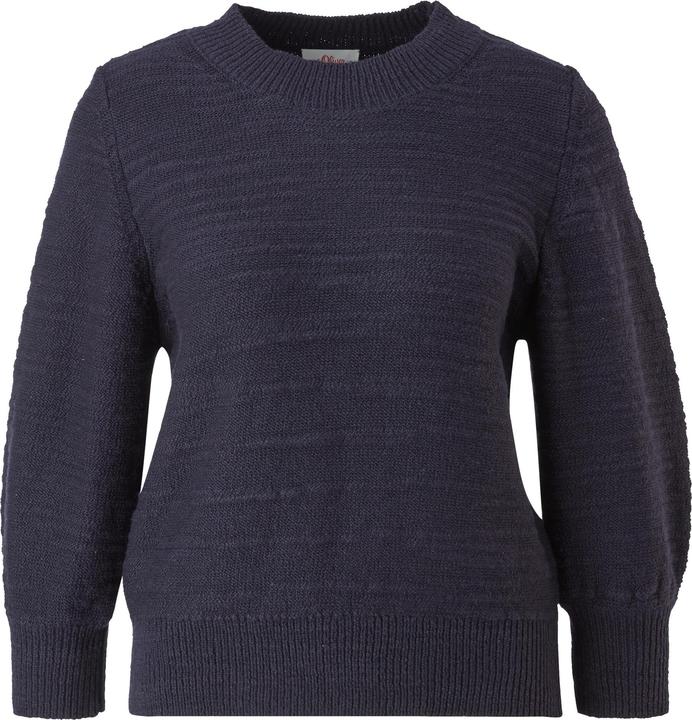 Actual product image s.Oliver Strickpullover Strickpullover im Strukturstrick (46)