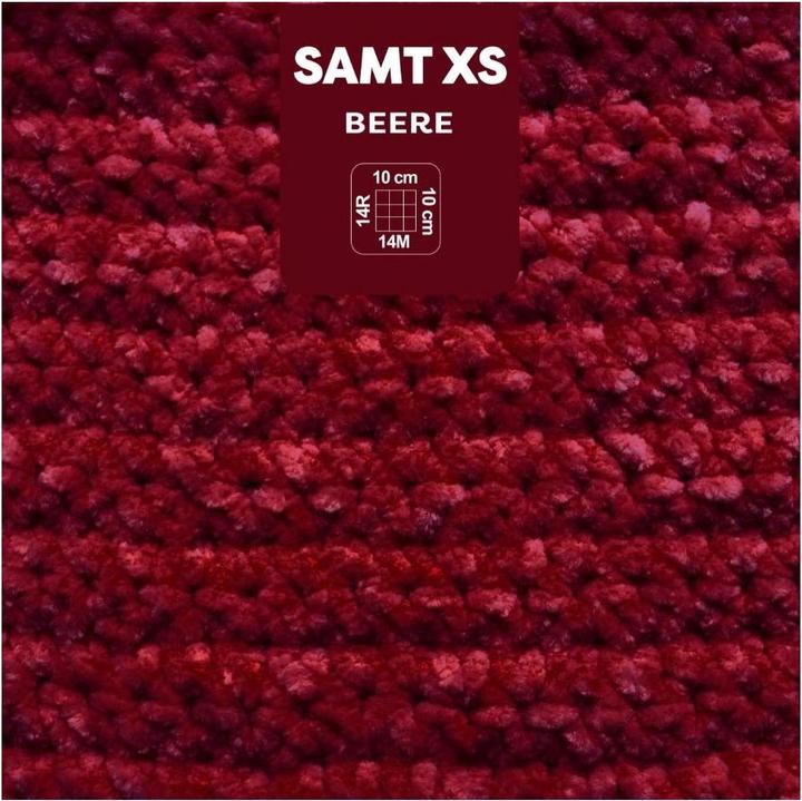 Produktbild Myboshi Wolle Chenille Samt, Beere (90 m)