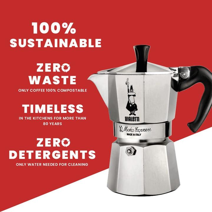 Actual product image Bialetti Espresso machine, 6 cups (6 Cups)