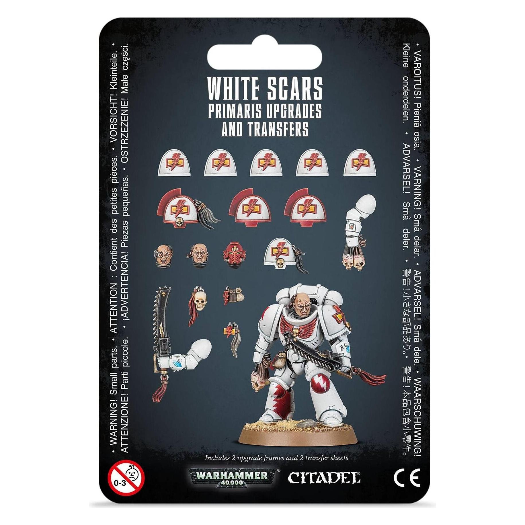 Games Workshop Witte Scars Primaris Upgrades En Decals (Plastic)