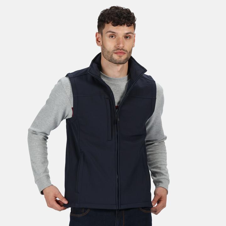 Actual product image Regatta Mens Flux softshell gilet water-repellent windproof (S)