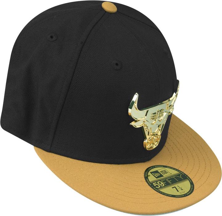 Produktbild New Era 59Fifty Fitted Cap METAL BADGE Chicago Bulls - 7 5/8 (7 5/8)