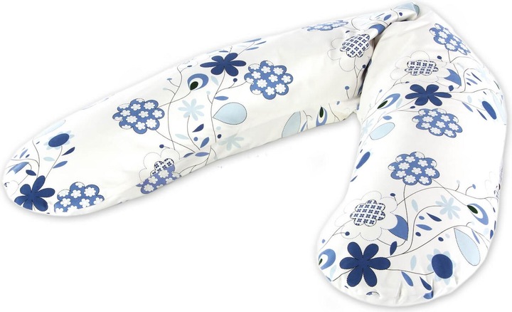 Actual product image Theraline Nursing pillow "The Original" with micro pearl filling incl. cover 190 cm (190 cm)