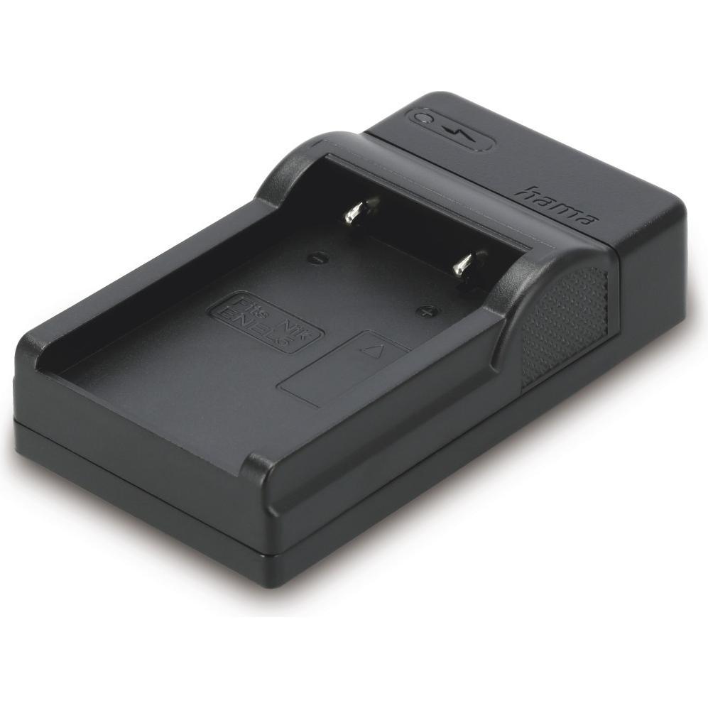 Hama Travel Batterie für Digitalkamera USB (Akku), Kamera Stromversorgung, Schwarz