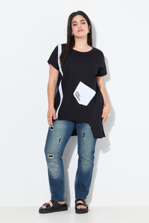 Produktbild Angel of Style T-Shirt, oversized, Zierzipper, Tasche (54)