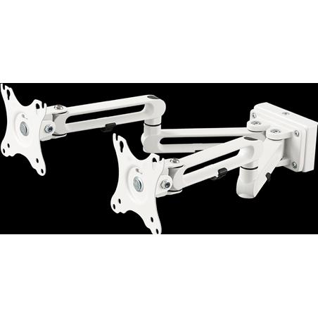 Thumbnail - Deltaco Office DELO-0158 - komponenter (32"), Monitor Halterung, Weiss