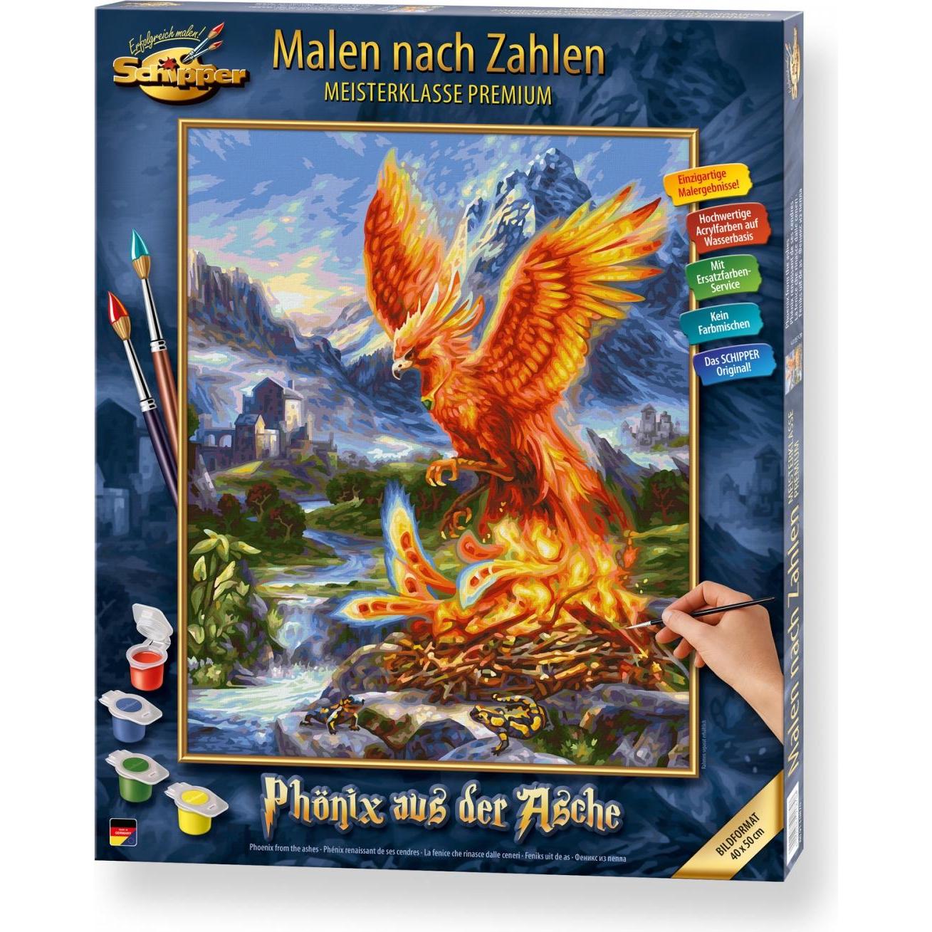 Schipper Multicolore Dipingere Con I Numeri La Fenice Dalle Ceneri