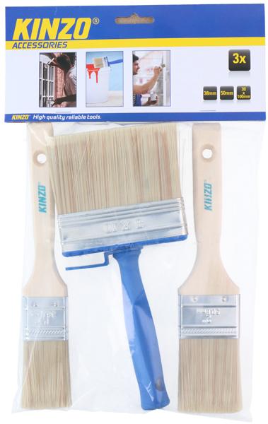 Image du produit Kinzo Brush set 3pcs 3ass (100 mm)