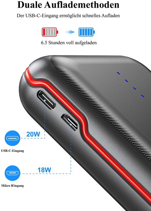 Produktbild Elzle Mobiles Ladegerät (30000 mAh, 20 W, 111 Wh)