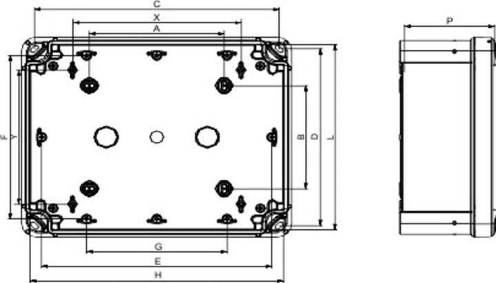 Produktbild Schneider Electric Gehäuse Polycarbonat 193x164x87mm (Gehäuse)