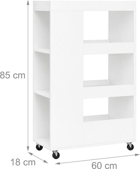 Image du produit Relaxdays Chariot de niche (18 x 60 x 85 cm)