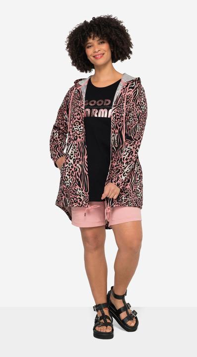Image du produit Angel of Style Veste à capuche en molleton avec mélange de motifs animaliers, manches longues (52)