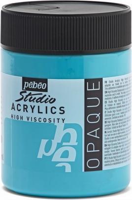 Produktbild Pebeo Studio Acrylics feine Acrylfarben (Türkisblau, 500 ml)