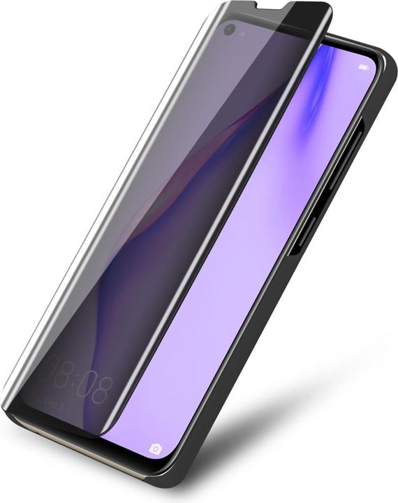 Actual product image Cadorabo Smart View Mirror Book Case for Huawei NOVA 6 SE / P40 LITE / NOVA 7i (Huawei Nova 6 SE, Huawei Nova 7i, Huawei P40 Lite)